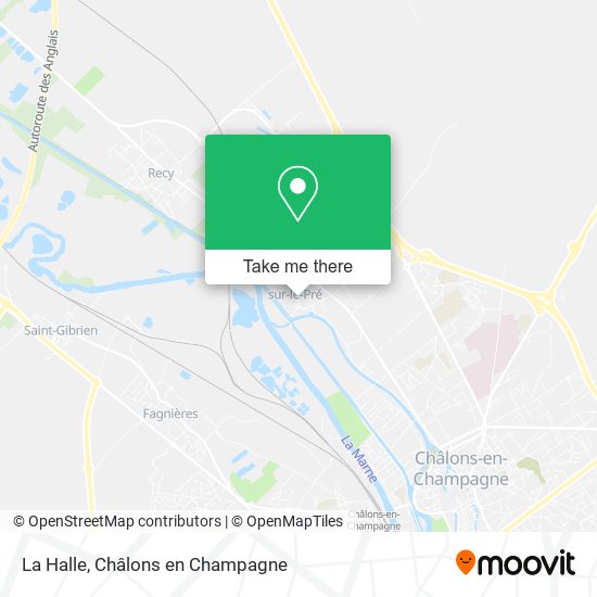 La Halle map