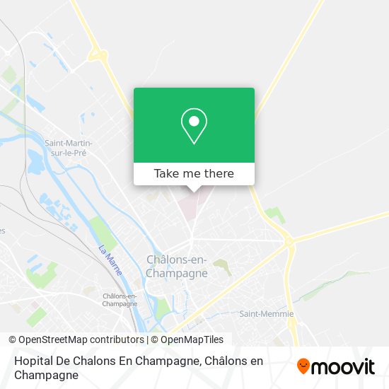 Hopital De Chalons En Champagne map