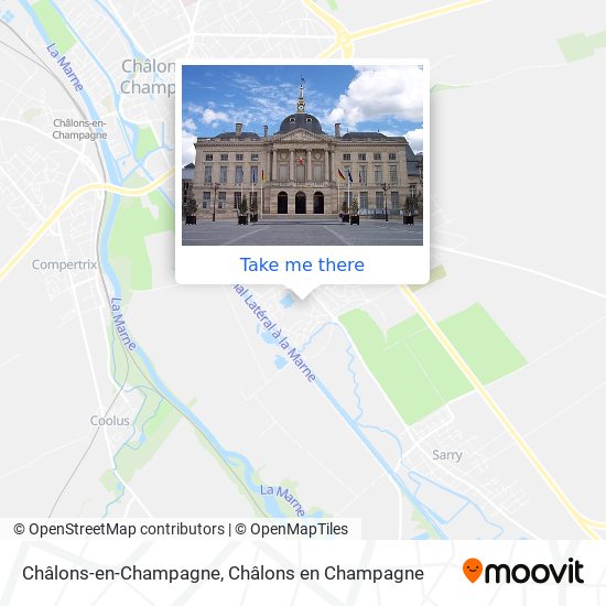 Mapa Châlons-en-Champagne