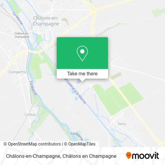 Châlons-en-Champagne map