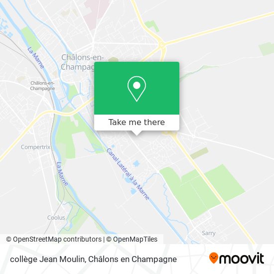 Mapa collège Jean Moulin