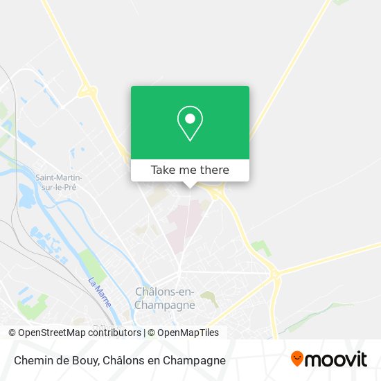 Chemin de Bouy map