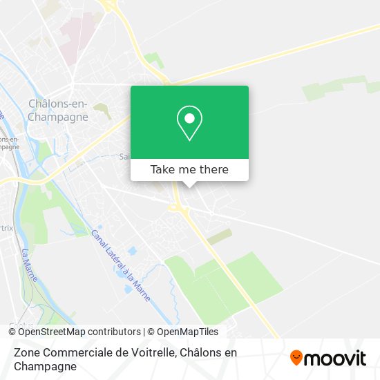 Zone Commerciale de Voitrelle map