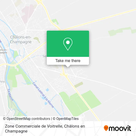 Zone Commerciale de Voitrelle map
