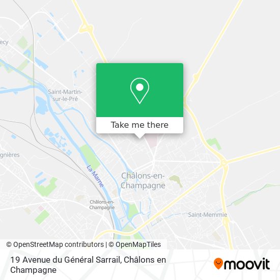 19 Avenue du Général Sarrail map