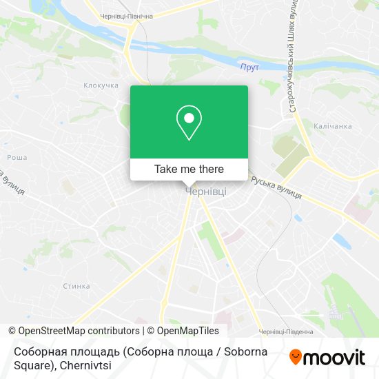 Карта Соборная площадь (Соборна площа / Soborna Square)