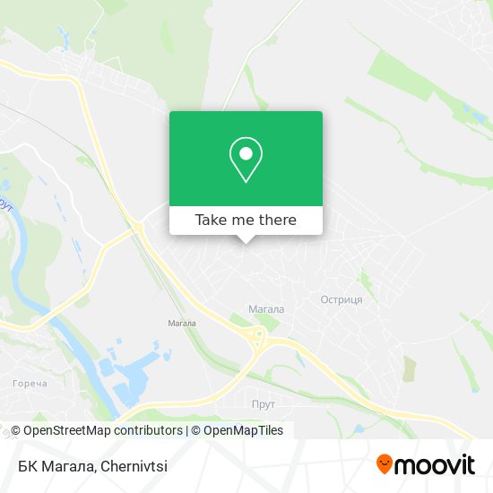 БК Магала map