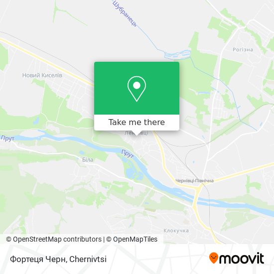 Фортеця Черн map