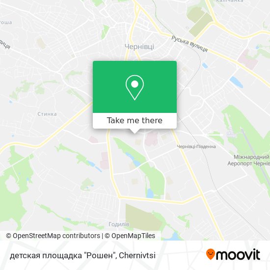 детская площадка "Рошен" map