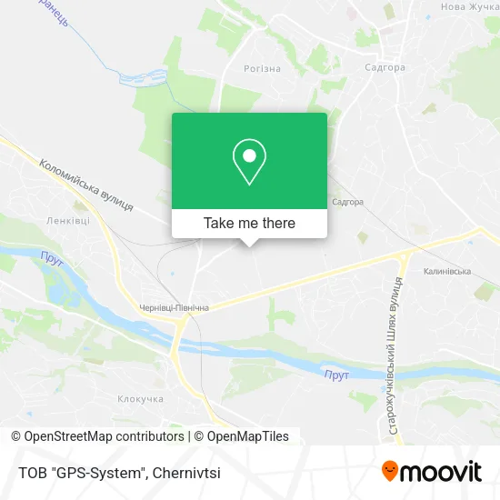 Карта ТОВ "GPS-System"