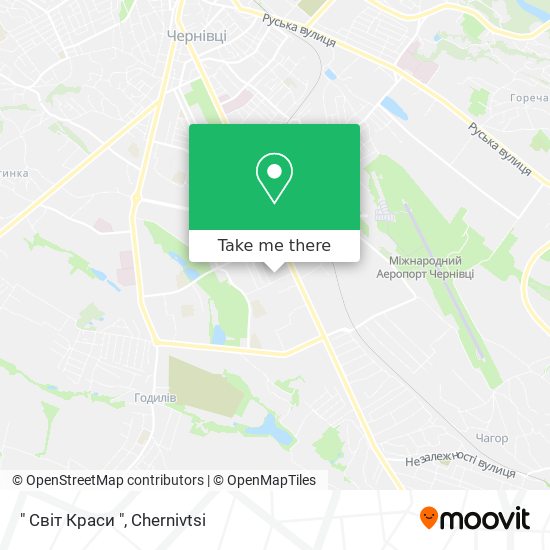 " Світ Краси " map