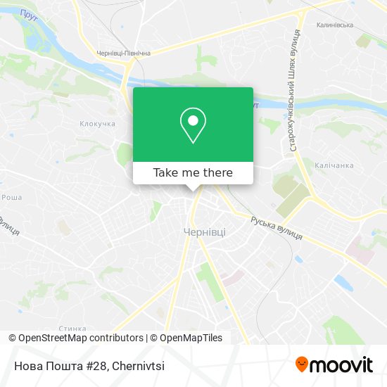Нова Пошта #28 map
