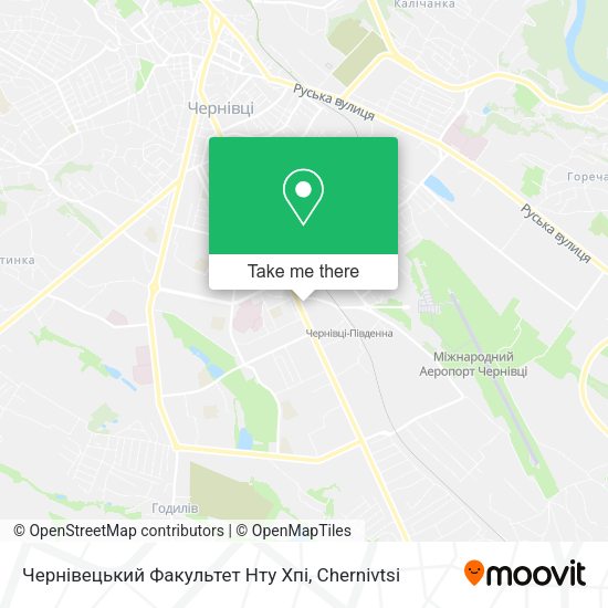 Карта Чернівецький Факультет Нту Хпі