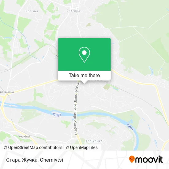 Карта Стара Жучка