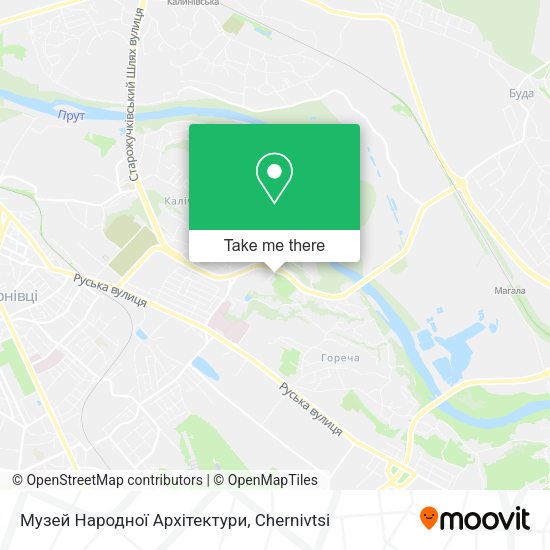 Карта Музей Народної Архітектури