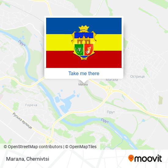 Магала map