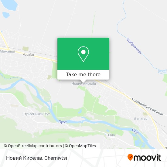 Новий Киселів map