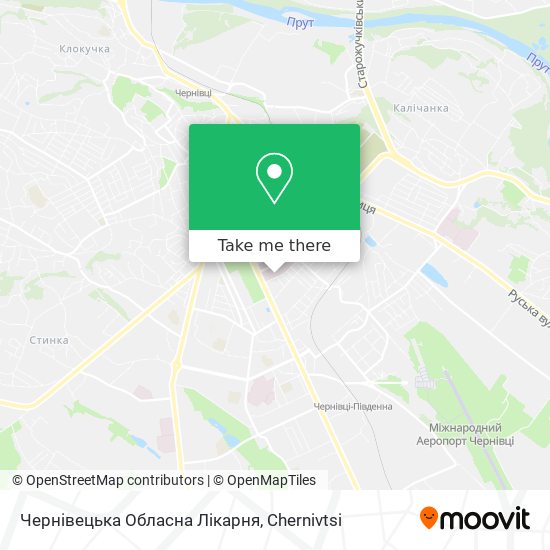 Карта Чернівецька Обласна Лікарня