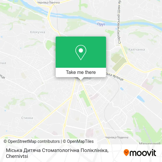 Карта Міська Дитяча Стоматологічна Поліклініка