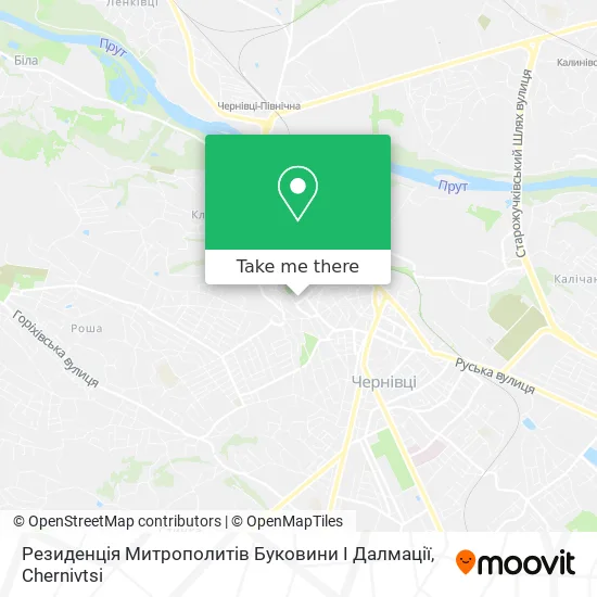 Резиденція Митрополитів Буковини І Далмації map