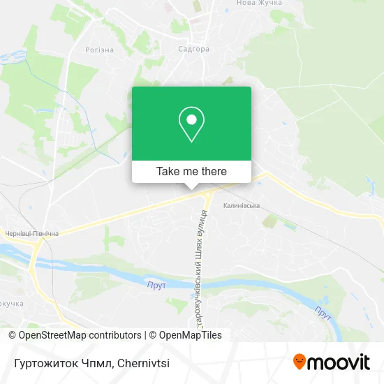 Карта Гуртожиток Чпмл