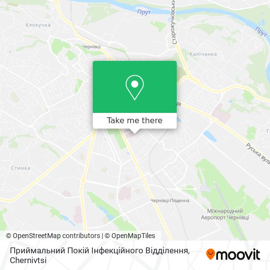 Приймальний Покій Інфекційного Відділення map