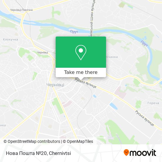 Нова Пошта №20 map
