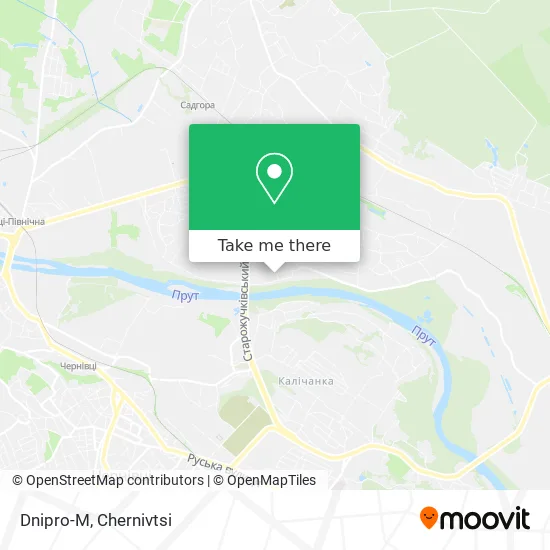 Dnipro-M map