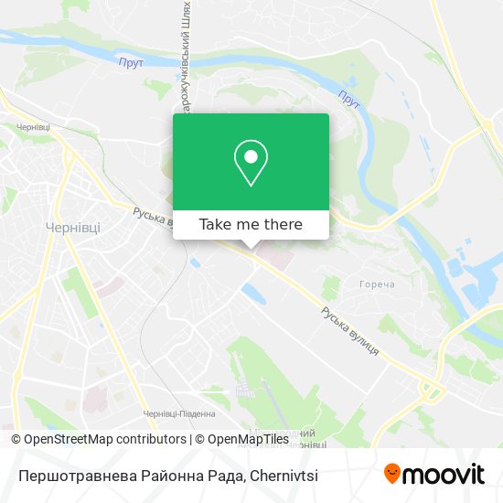 Першотравнева Районна Рада map