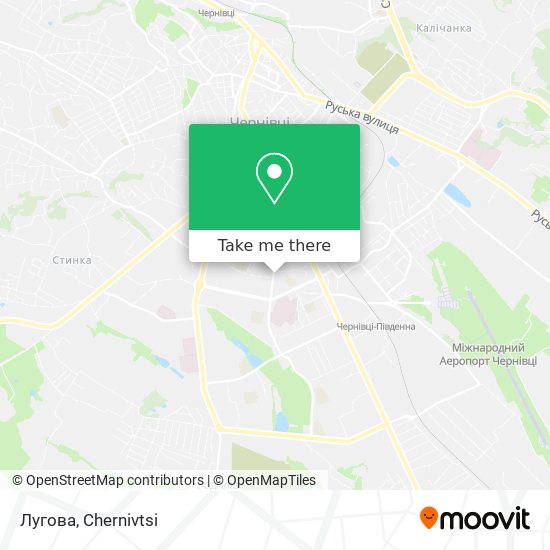 Лугова map