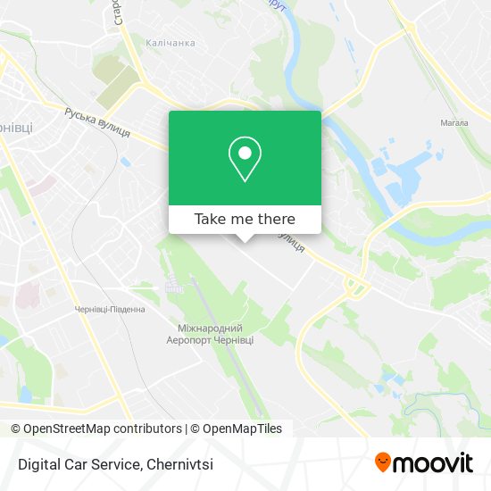 Digital Car Service map