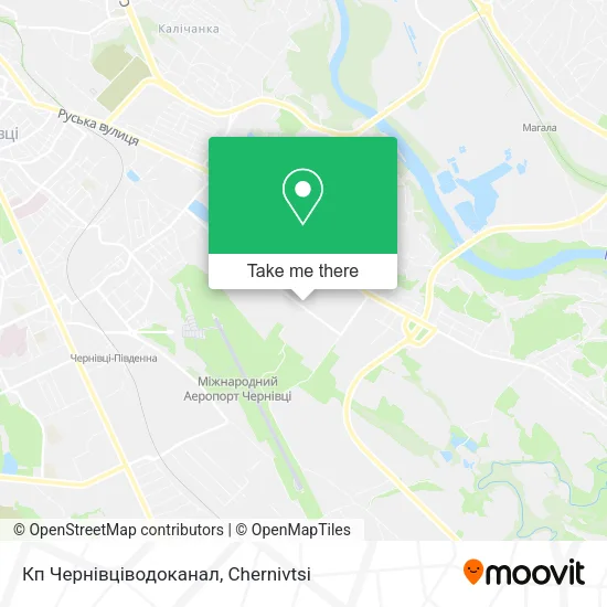 Карта Кп Чернівціводоканал