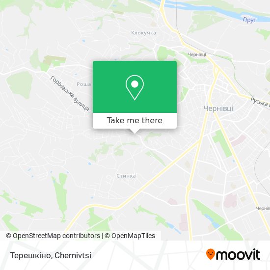 Карта Терешкіно