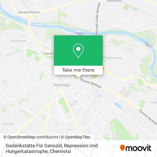 Карта Gedenkstätte Für Genozid, Repression Und Hungerkatastrophe