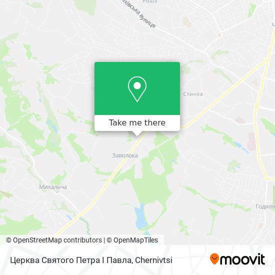 Карта Церква Святого Петра І Павла