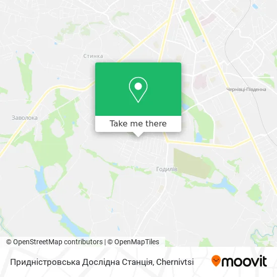 Придністровська Дослідна Станція map