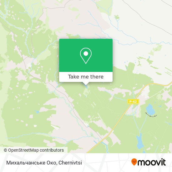 Михальчанське Око map