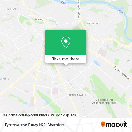 Гуртожиток Бдму №2 map