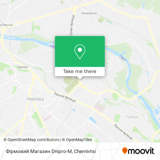 Карта Фірмовий Магазин Dnipro-M