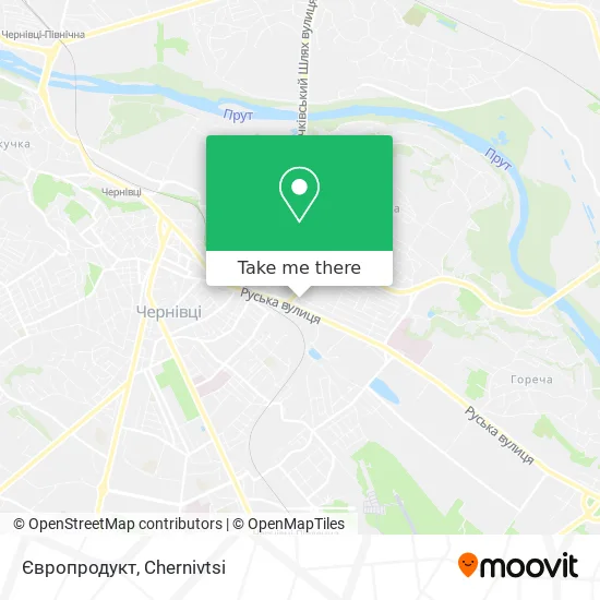 Карта Європродукт
