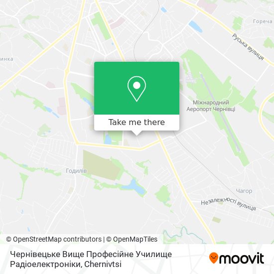 Чернівецьке Вище Професійне Училище Радіоелектроніки map
