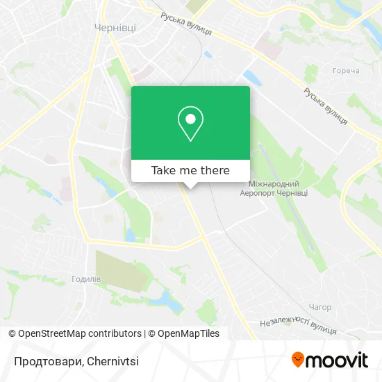 Карта Продтовари