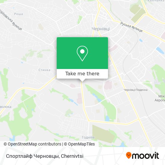 Спортлайф Черновцы map