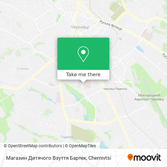 Магазин Дитячого Взуття Бартек map
