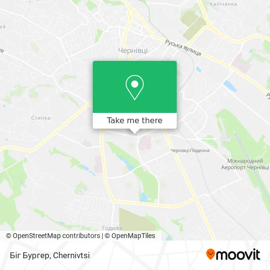 Карта Біг Бургер