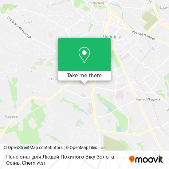 Пансіонат для Людей Похилого Віку Золота Осінь map