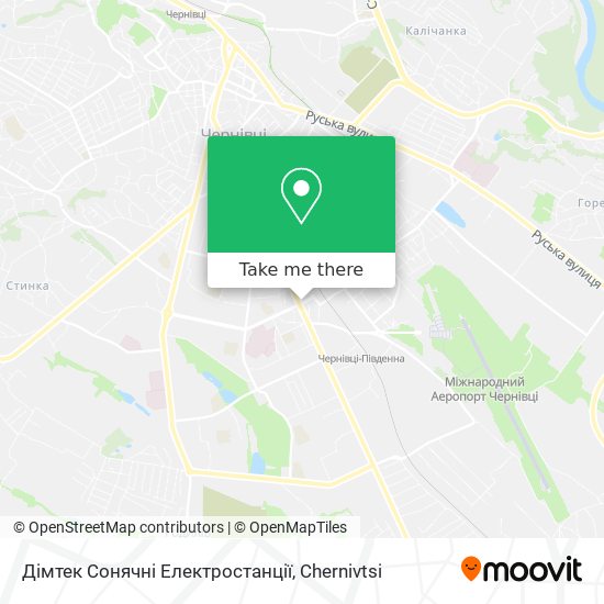 Карта Дімтек Сонячні Електростанції
