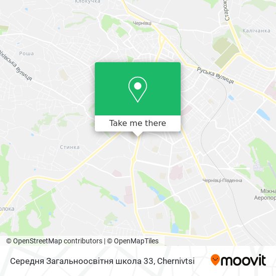 Середня Загальноосвітня школа 33 map