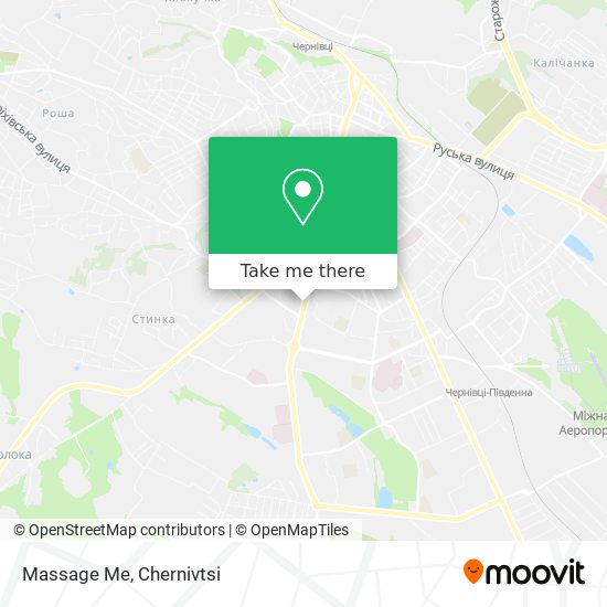 Massage Me map