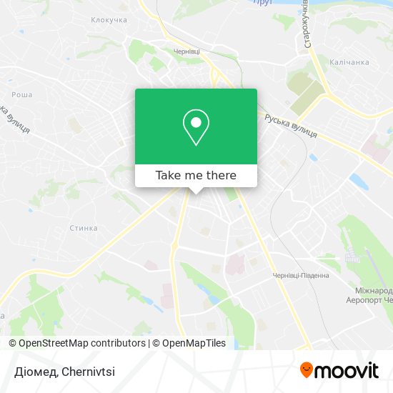Діомед map